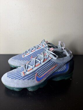Nike Air Vapormax 2021 FK Men Shoes Wolf Grey Blue Sz10.5 DQ3974 001